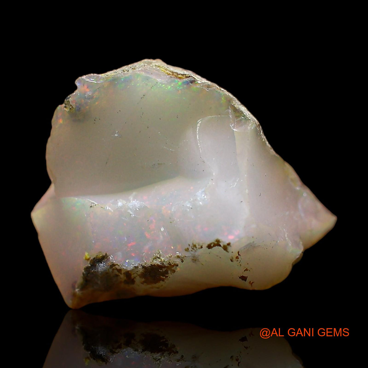 5.00 Cts Natural Ethiopian Fire Opal Fancy Rough Loose Gemstone For Jewelry 12x12x9 mm E-396