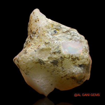 5.00 Cts Natural Ethiopian Fire Opal Fancy Rough Loose Gemstone For Jewelry 12x12x9 mm E-396