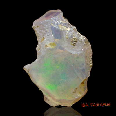Natural Fire Opal Gemstone 4.00 Cts Loose Fancy Rough From Ethiopia 15x10x8 mm E-397