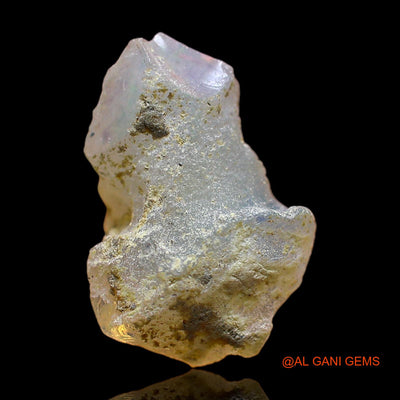 Natural Fire Opal Gemstone 4.00 Cts Loose Fancy Rough From Ethiopia 15x10x8 mm E-397