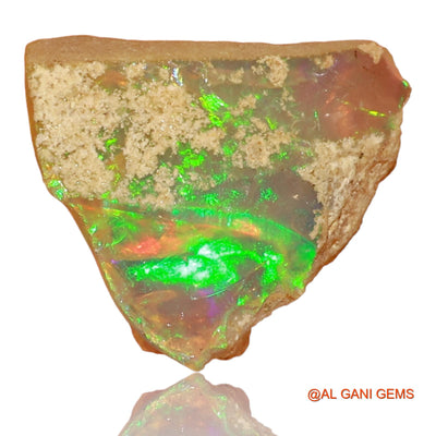 3.00 Cts Natural Ethiopian Fire Opal Loose Gemstone Fancy Rough 14x11x5 mm E-39