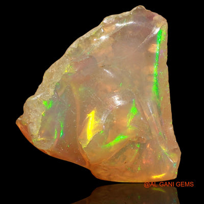 3.00 Cts Natural Ethiopian Fire Opal Loose Gemstone Fancy Rough 14x11x5 mm E-39