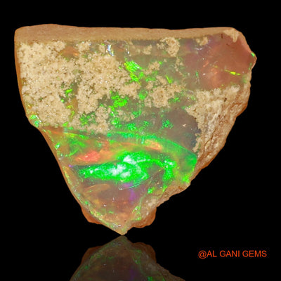 3.00 Cts Natural Ethiopian Fire Opal Loose Gemstone Fancy Rough 14x11x5 mm E-39