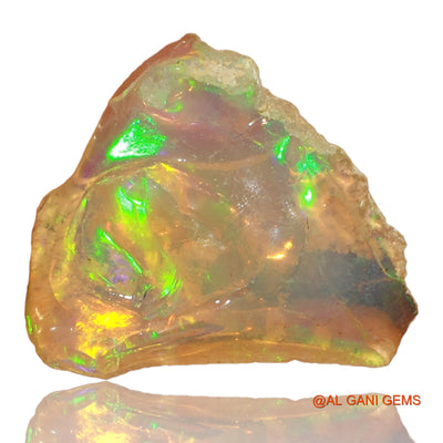 3.00 Cts Natural Ethiopian Fire Opal Loose Gemstone Fancy Rough 14x11x5 mm E-39