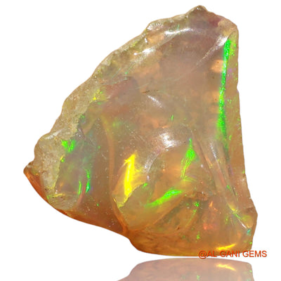 3.00 Cts Natural Ethiopian Fire Opal Loose Gemstone Fancy Rough 14x11x5 mm E-39