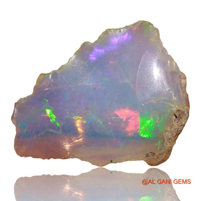 5.00 Cts Natural Ethiopian Fire Opal Loose Gemstone Fancy Rough 23x18x3 mm E-3