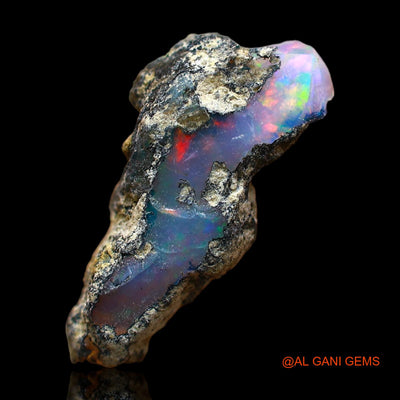 Natural Fire Opal Gemstone 3.00 Cts Loose Fancy Rough From Ethiopia 21x9x5 mm E-401