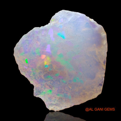 2.00 Cts Natural Ethiopian Fire Opal Loose Gemstone Fancy Rough 14x13x4 mm E-402