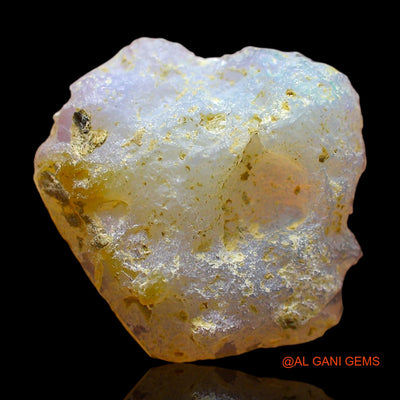 2.00 Cts Natural Ethiopian Fire Opal Loose Gemstone Fancy Rough 14x13x4 mm E-402