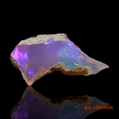 2.00 Cts Unheated Ethiopian Fire Opal Loose Gemstone Fancy Rough Natural 19x9x4 mm E-404