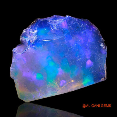 4.00 Cts Natural Ethiopian Fire Opal Loose Gemstone Fancy Rough 13x11x6 mm E-406
