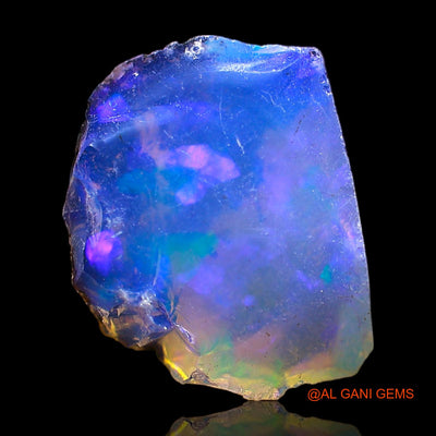 4.00 Cts Natural Ethiopian Fire Opal Loose Gemstone Fancy Rough 13x11x6 mm E-406