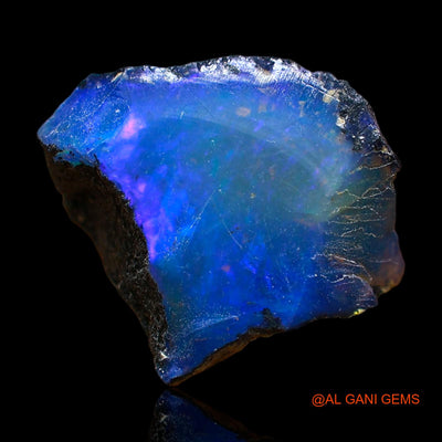 3.00 Cts Natural Ethiopian Fire Opal Loose Gemstone Fancy Rough 12x12x4 mm E-407