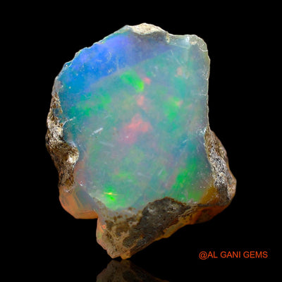 4.00 Cts Natural Ethiopian Fire Opal Loose Gemstone Fancy Rough 12x10x6 mm E-408