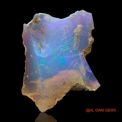 1.00 Cts Natural Ethiopian Fire Opal Loose Gemstone Fancy Rough 14x11x3 mm E-409