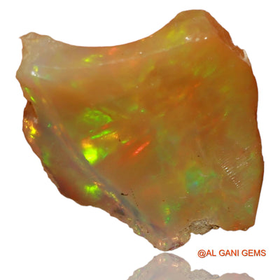 3.00 Cts Natural Ethiopian Fire Opal Loose Gemstone Fancy Rough 13x12x4 mm E-40