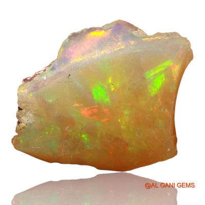 3.00 Cts Natural Ethiopian Fire Opal Loose Gemstone Fancy Rough 13x12x4 mm E-40