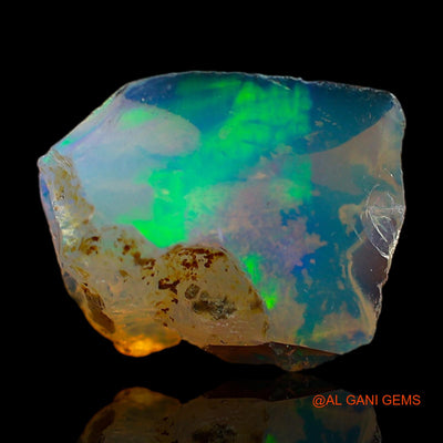 2.00 Cts Natural Ethiopian Fire Opal Loose Gemstone Fancy Rough 12x10x7 mm E-410