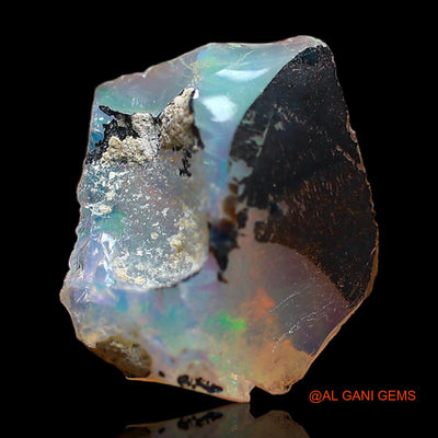 2.00 Cts Natural Ethiopian Fire Opal Loose Gemstone Fancy Rough 12x10x7 mm E-410