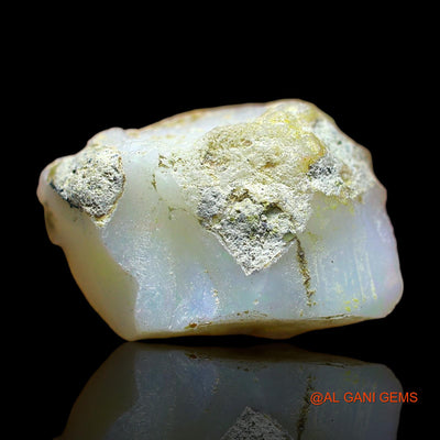 Natural Untreated Fire Opal Loose Gemstone Fancy Rough From Ethiopia 7.00 Cts 15x12x10 mm E-411