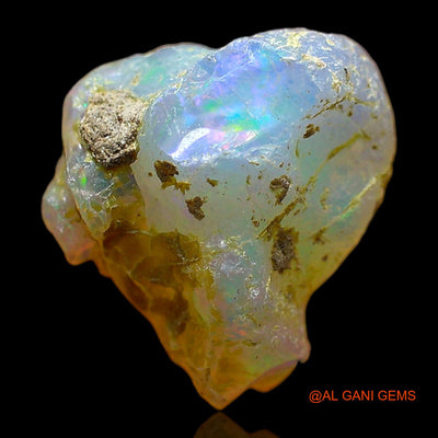 4.00 Cts Natural Ethiopian Fire Opal Loose Gemstone Fancy Rough 12x11x8 mm E-412