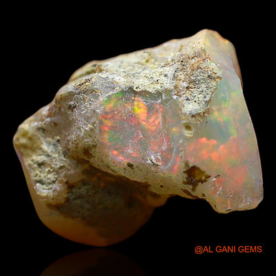 5.00 Cts Unheated Ethiopian Fire Opal Loose Gemstone Fancy Rough Natural 12x11x9 mm E-413