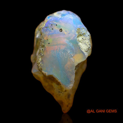 4.00 Cts Natural Ethiopian Fire Opal Loose Gemstone Fancy Rough 13x12x9 mm E-414