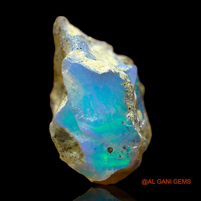 4.00 Cts Natural Ethiopian Fire Opal Loose Gemstone Fancy Rough 13x12x9 mm E-414