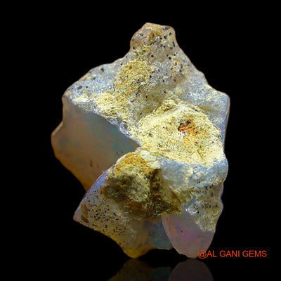 4.00 Cts Natural Ethiopian Fire Opal Loose Gemstone Fancy Rough 13x12x9 mm E-414