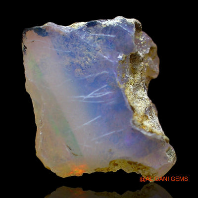 3.00 Cts Natural Ethiopian Fire Opal Fancy Rough Loose Gemstone For Jewelry 13x10x7 mm E-416