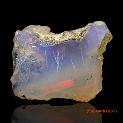 3.00 Cts Natural Ethiopian Fire Opal Fancy Rough Loose Gemstone For Jewelry 13x10x7 mm E-416