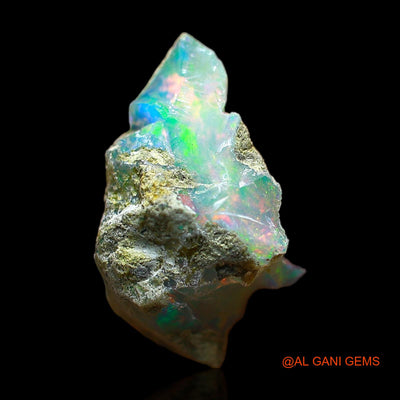 3.00 Cts Natural Ethiopian Fire Opal Loose Gemstone Fancy Rough 16x9x8 mm E-417