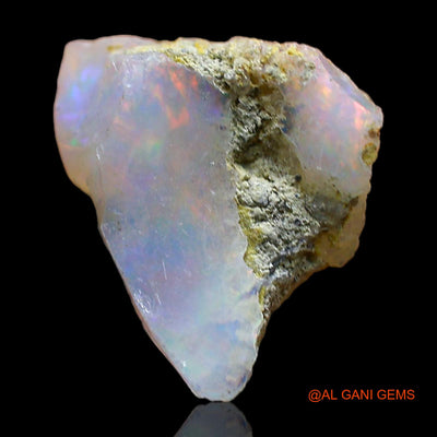 3.00 Cts Natural Ethiopian Fire Opal Loose Gemstone Fancy Rough 12x11x8 mm E-418