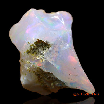 3.00 Cts Natural Ethiopian Fire Opal Loose Gemstone Fancy Rough 12x11x8 mm E-418