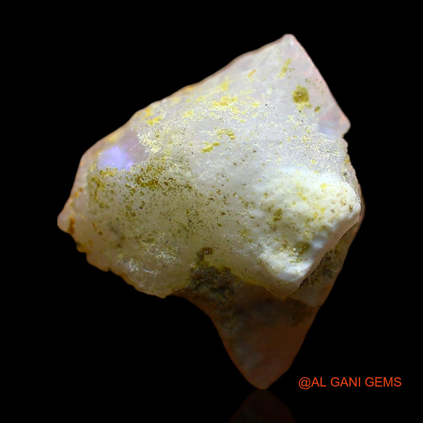 3.00 Cts Natural Ethiopian Fire Opal Loose Gemstone Fancy Rough 12x11x8 mm E-418
