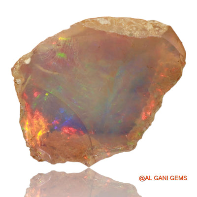 2.00 Cts Natural Ethiopian Fire Opal Loose Gemstone Fancy Rough 16x13x4 mm E-41