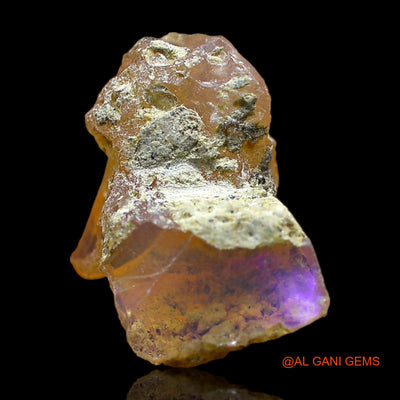 4.00 Cts Natural Ethiopian Fire Opal Loose Gemstone Fancy Rough 14x12x7 mm E-420