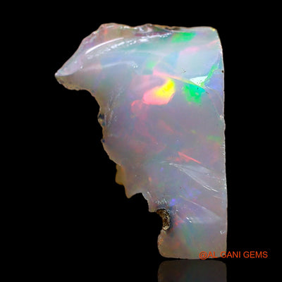 Natural Fire Opal Gemstone 4.00 Cts Loose Fancy Rough From Ethiopia 15x10x7 mm E-421