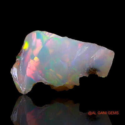 Natural Fire Opal Gemstone 4.00 Cts Loose Fancy Rough From Ethiopia 15x10x7 mm E-421