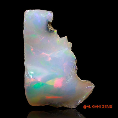 Natural Fire Opal Gemstone 4.00 Cts Loose Fancy Rough From Ethiopia 15x10x7 mm E-421