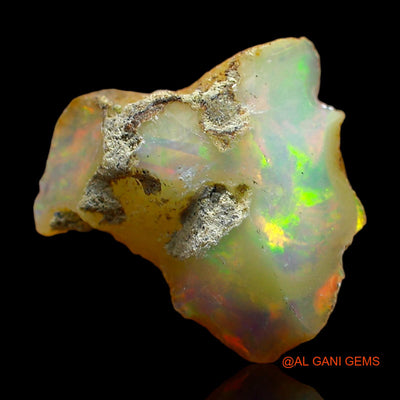 3.00 Cts Unheated Ethiopian Fire Opal Loose Gemstone Fancy Rough Natural 13x12x8 mm E-423