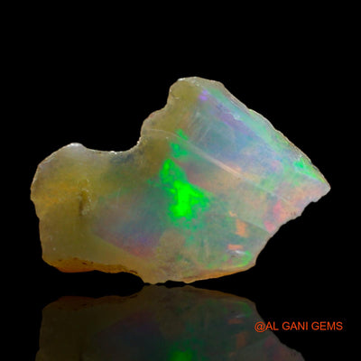2.00 Cts Natural Ethiopian Fire Opal Loose Gemstone Fancy Rough 15x10x5 mm E-424