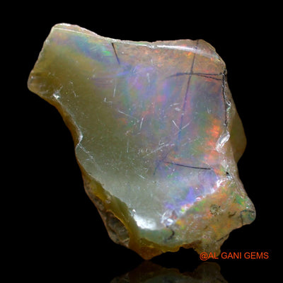 3.00 Cts Natural Ethiopian Fire Opal Loose Gemstone Fancy Rough 15x10x6 mm E-426