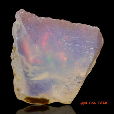 2.00 Cts Natural Ethiopian Fire Opal Loose Gemstone Fancy Rough 12x12x4 mm E-427