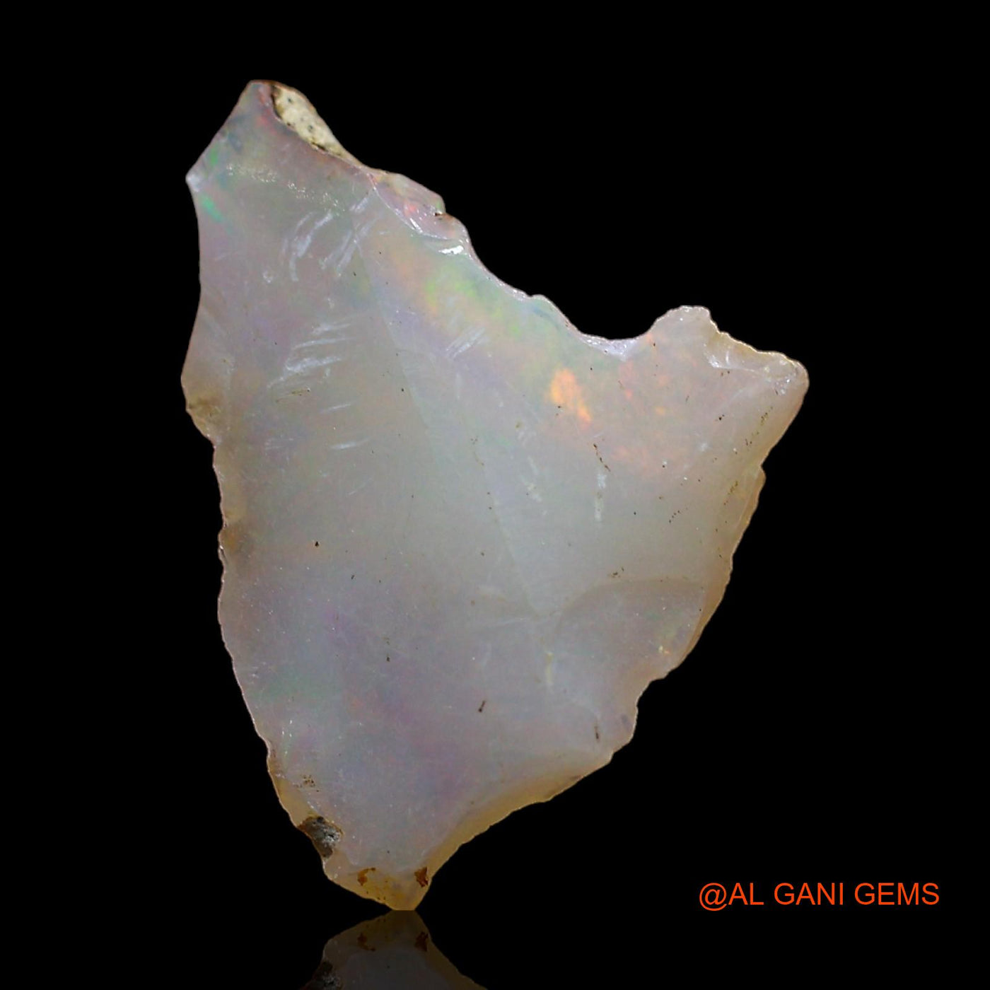 2.00 Cts Unheated Ethiopian Fire Opal Loose Gemstone Fancy Rough Natural 14x11x4 mm E-428