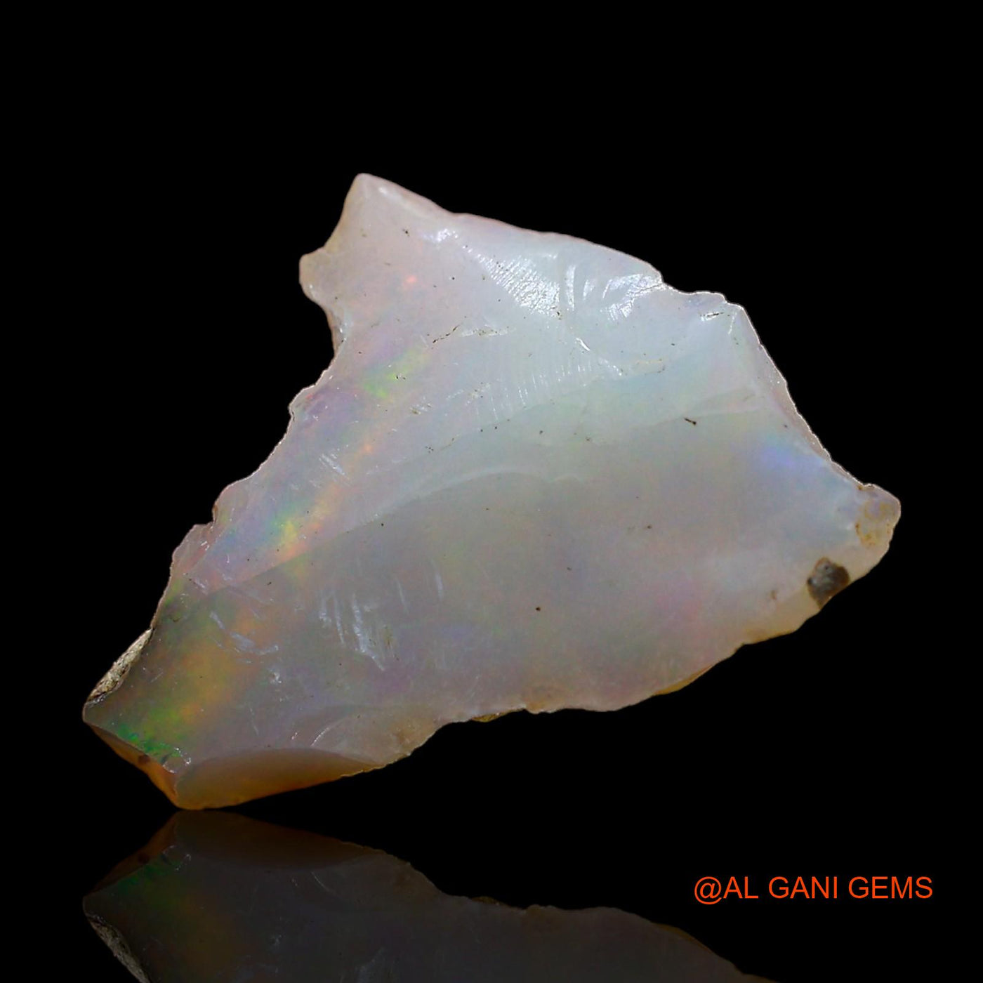 2.00 Cts Unheated Ethiopian Fire Opal Loose Gemstone Fancy Rough Natural 14x11x4 mm E-428