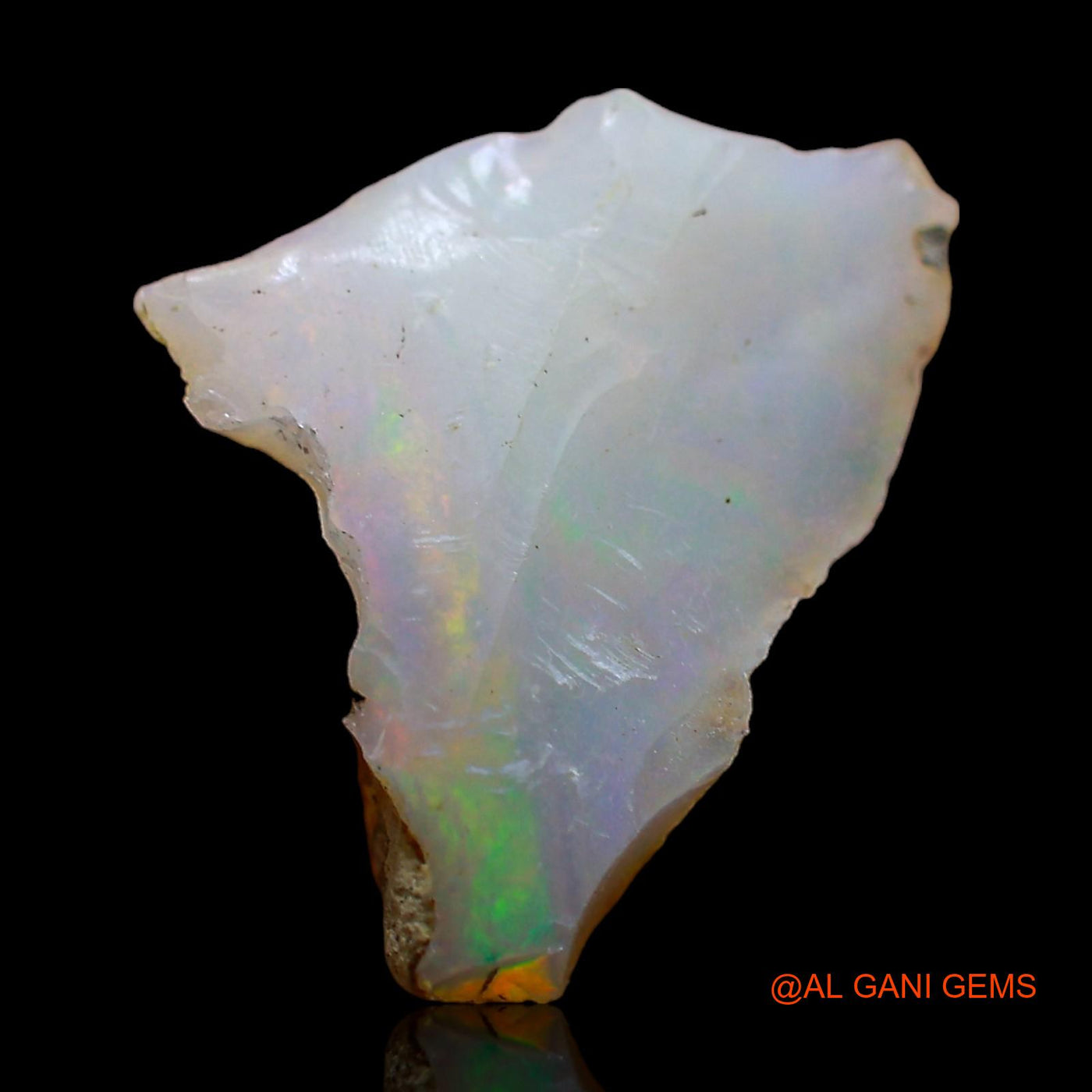 2.00 Cts Unheated Ethiopian Fire Opal Loose Gemstone Fancy Rough Natural 14x11x4 mm E-428