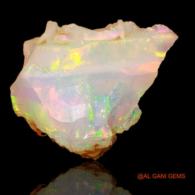 Natural Untreated Fire Opal Loose Gemstone Fancy Rough From Ethiopia 5.00 Cts 14x12x9 mm E-42