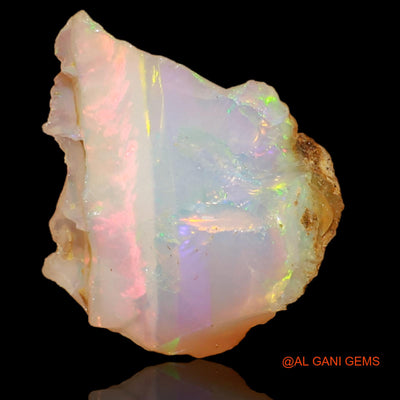 Natural Untreated Fire Opal Loose Gemstone Fancy Rough From Ethiopia 5.00 Cts 14x12x9 mm E-42