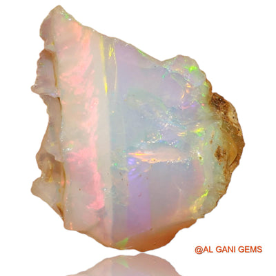 Natural Untreated Fire Opal Loose Gemstone Fancy Rough From Ethiopia 5.00 Cts 14x12x9 mm E-42